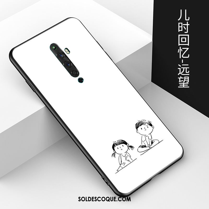 Coque Oppo Reno 2 Z Verre Trempé Étui Marque De Tendance Protection Tout Compris France