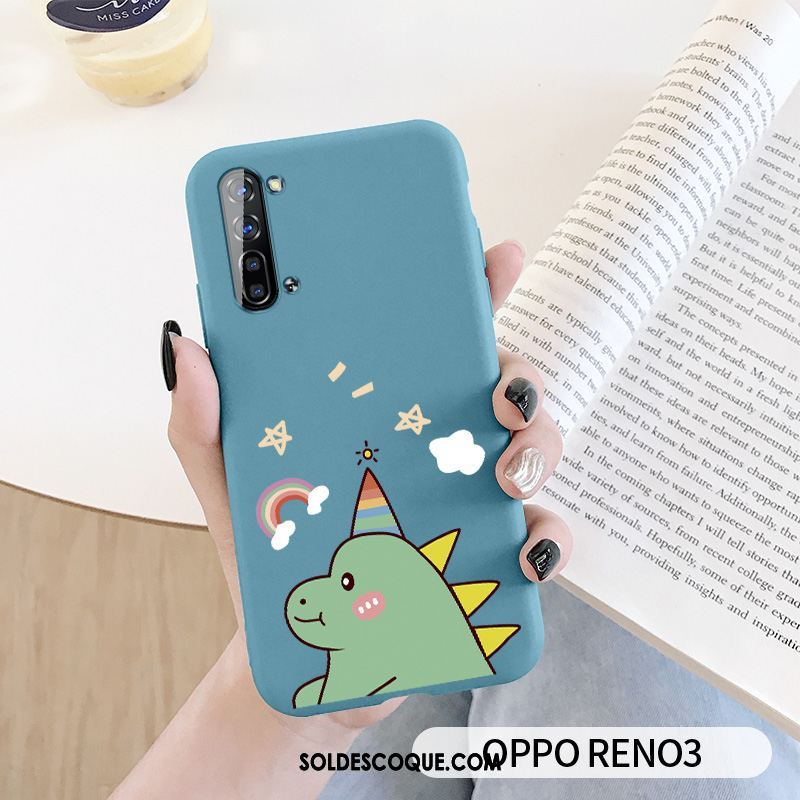 Coque Oppo Reno 3 Créatif Incassable Dessin Animé Personnalité Fluide Doux France