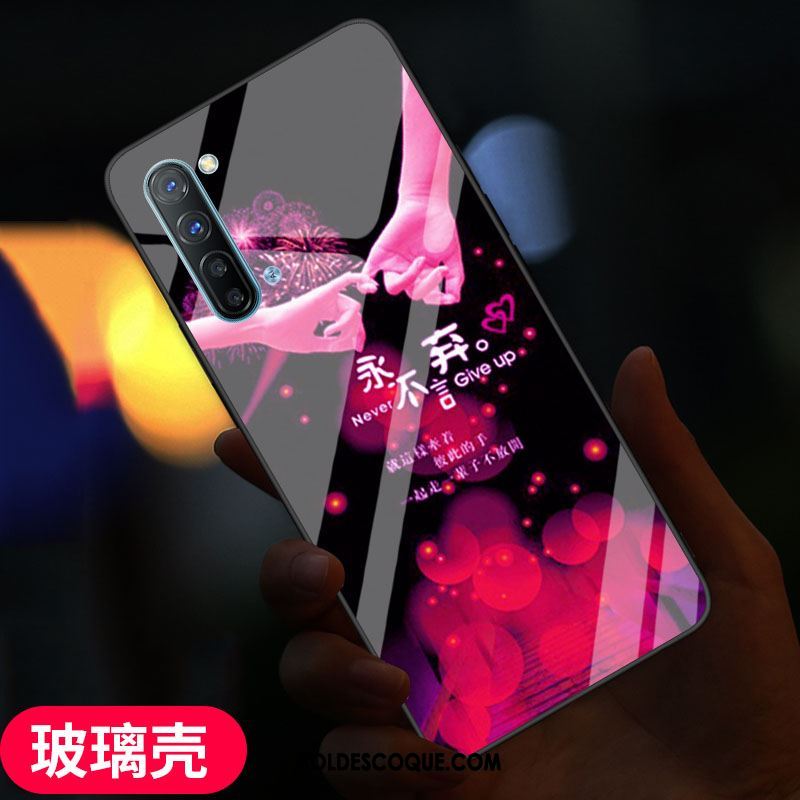 Coque Oppo Reno 3 Fluide Doux Protection Verre Étui Frais Pas Cher