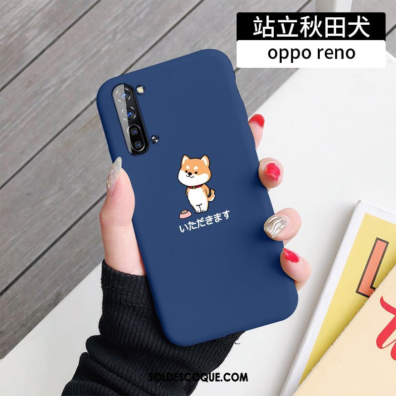 Coque Oppo Reno 3 Incassable Net Rouge Amoureux Simple Nouveau En Ligne