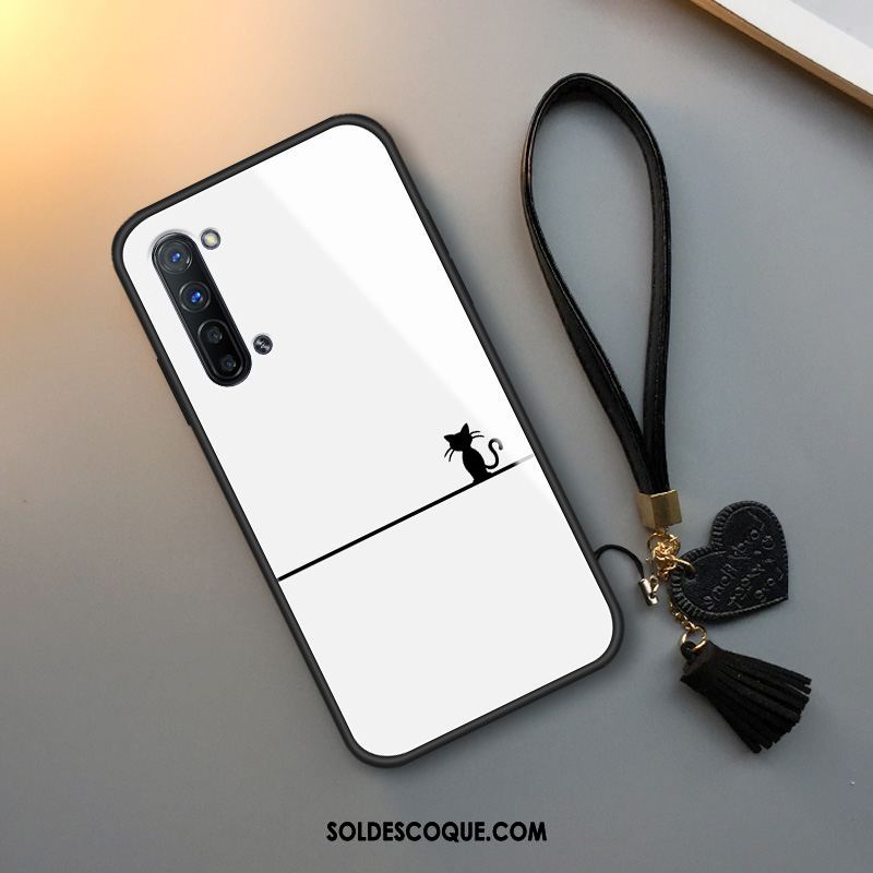 Coque Oppo Reno 3 Incassable Silicone Verre Téléphone Portable Blanc Pas Cher