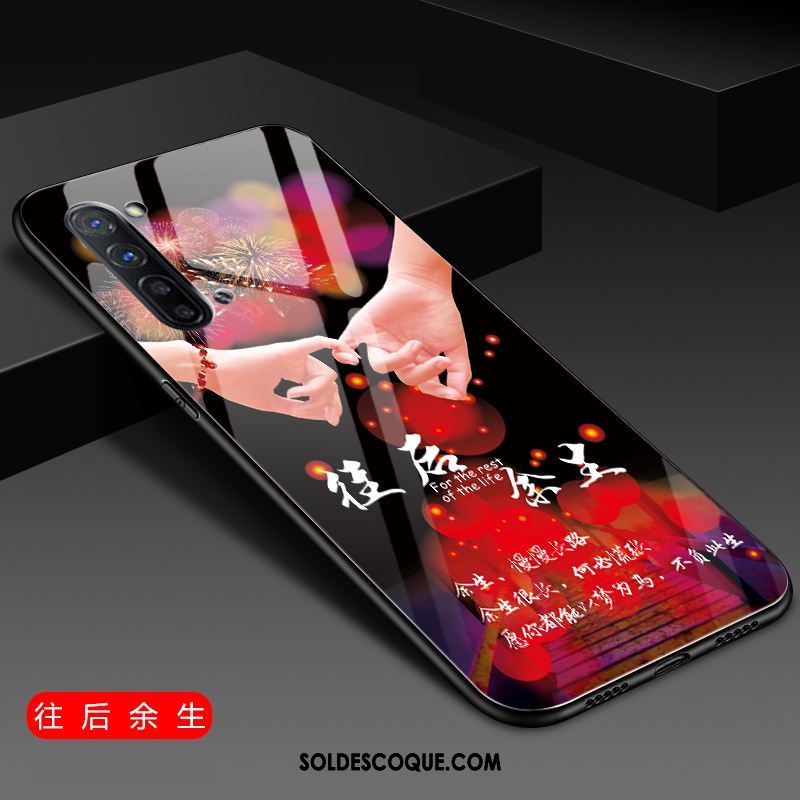 Coque Oppo Reno 3 Miroir Tendance Net Rouge Étui Personnalité Housse Soldes