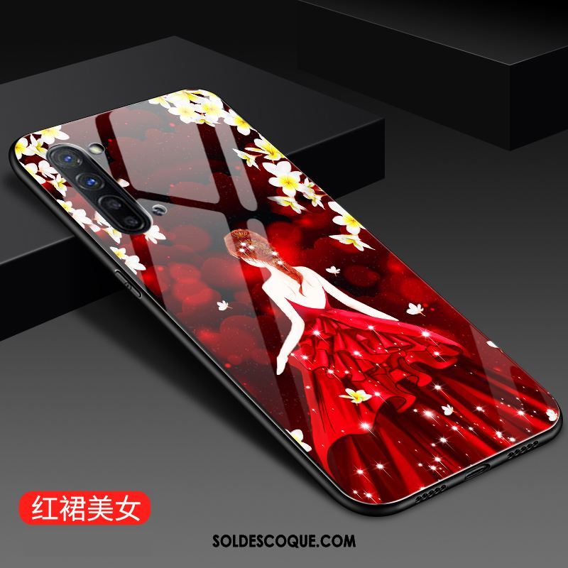 Coque Oppo Reno 3 Miroir Tendance Net Rouge Étui Personnalité Housse Soldes