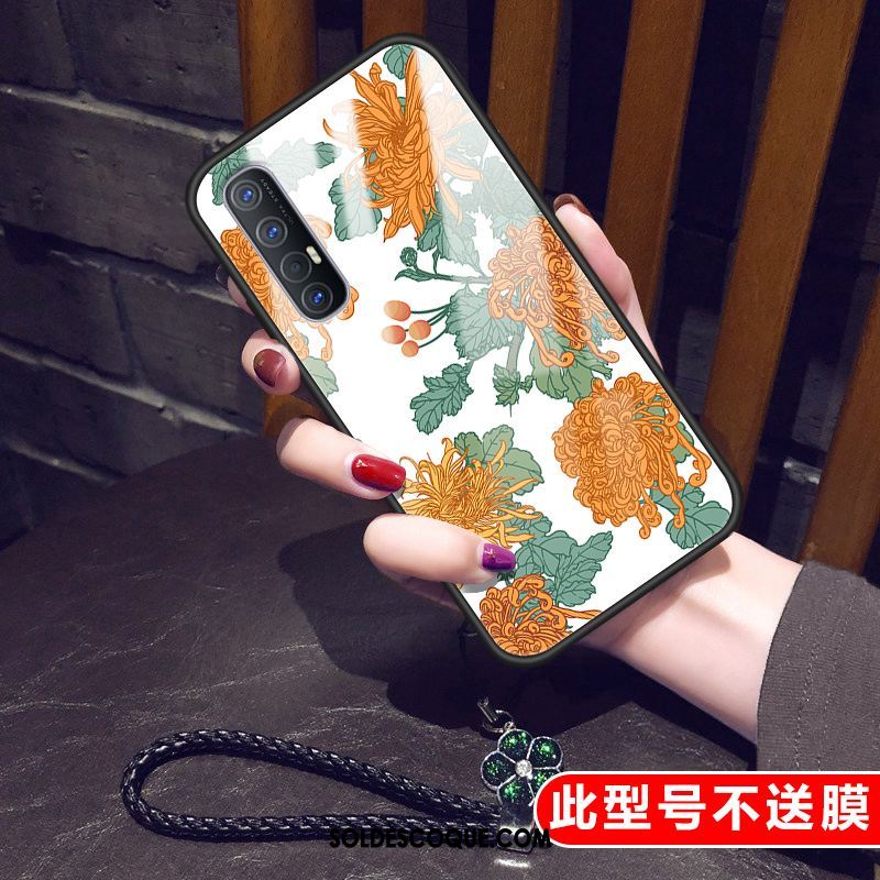 Coque Oppo Reno 3 Pro Incassable Tout Compris Vintage Silicone Vert En Vente