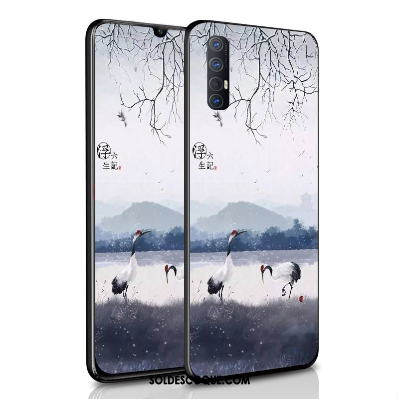 Coque Oppo Reno 3 Pro Net Rouge Incassable Fluide Doux Amoureux Protection Pas Cher