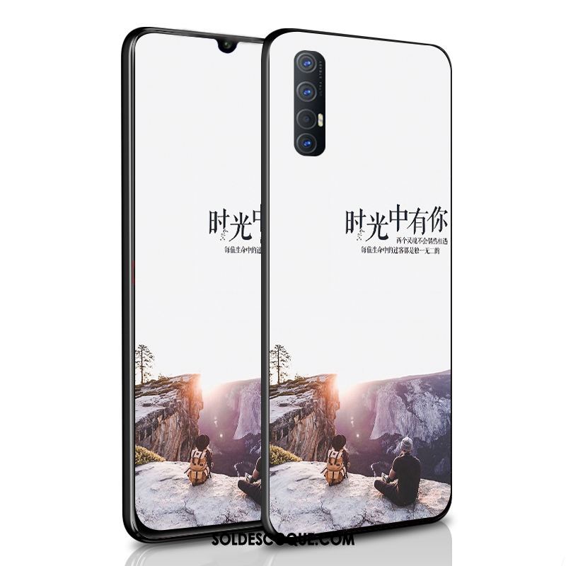 Coque Oppo Reno 3 Pro Net Rouge Incassable Fluide Doux Amoureux Protection Pas Cher