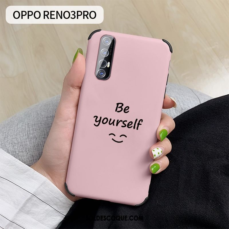 Coque Oppo Reno 3 Pro Net Rouge Silicone Téléphone Portable Créatif Vert France
