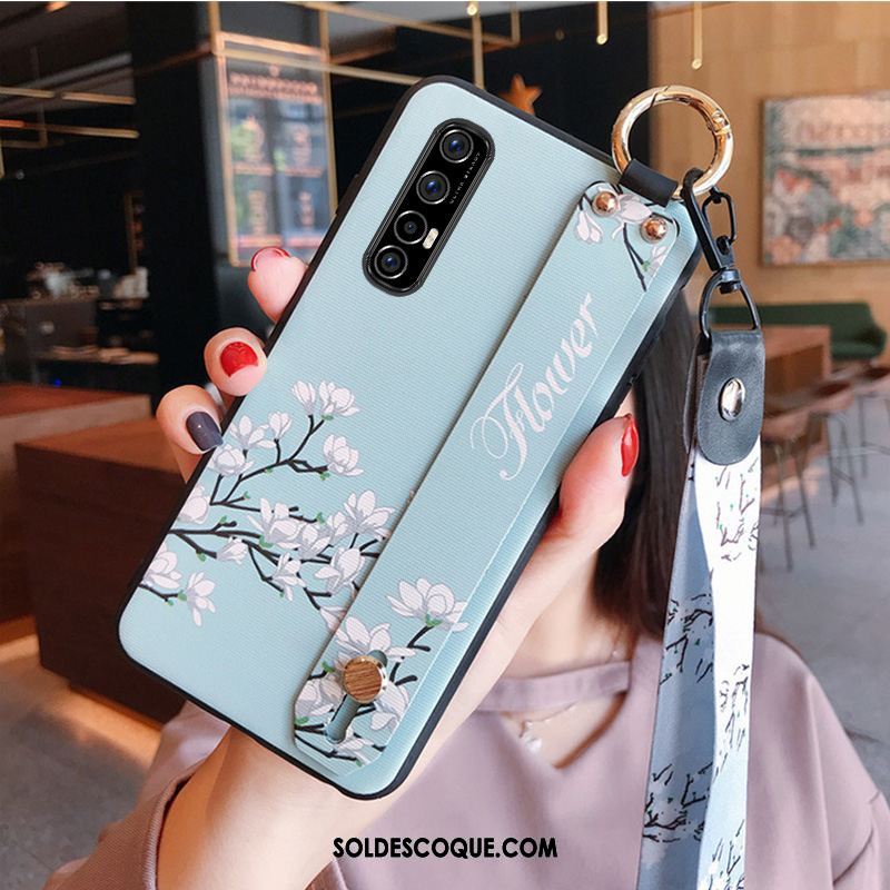 Coque Oppo Reno 3 Pro Silicone Étui Incassable Frais Bleu France