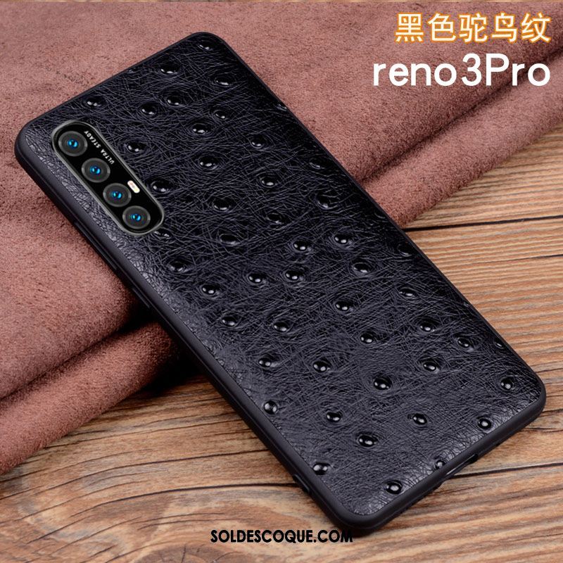 Coque Oppo Reno 3 Pro Tout Compris Légères Net Rouge Téléphone Portable Silicone Pas Cher