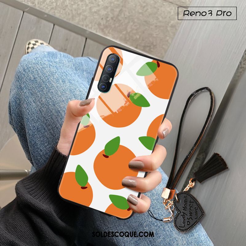 Coque Oppo Reno 3 Pro Téléphone Portable Frais Étui Ornements Suspendus Fruit Soldes