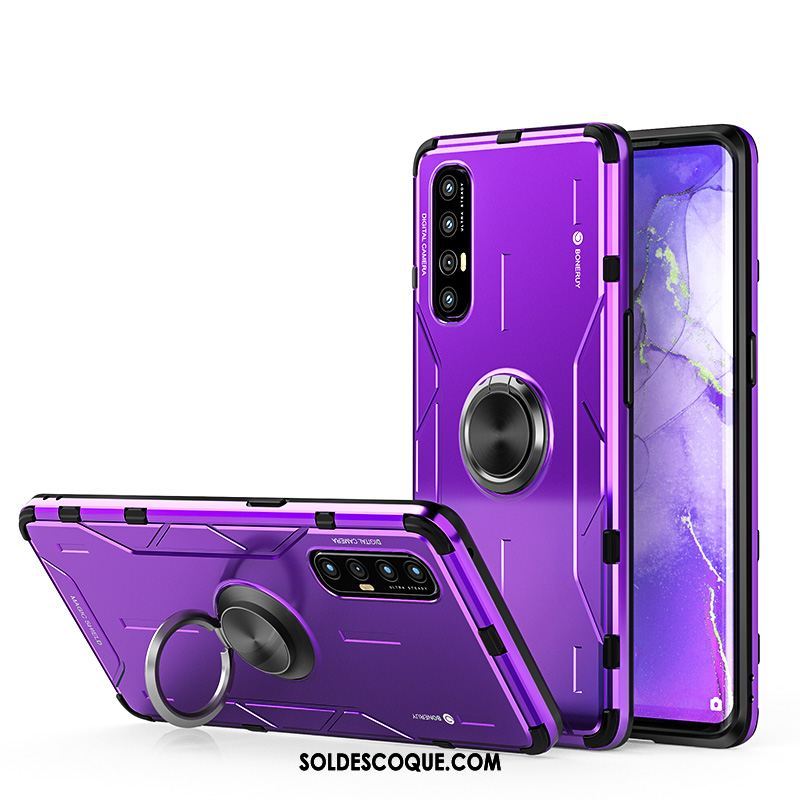 Coque Oppo Reno 3 Pro Violet Créatif Incassable Téléphone Portable Difficile En Vente