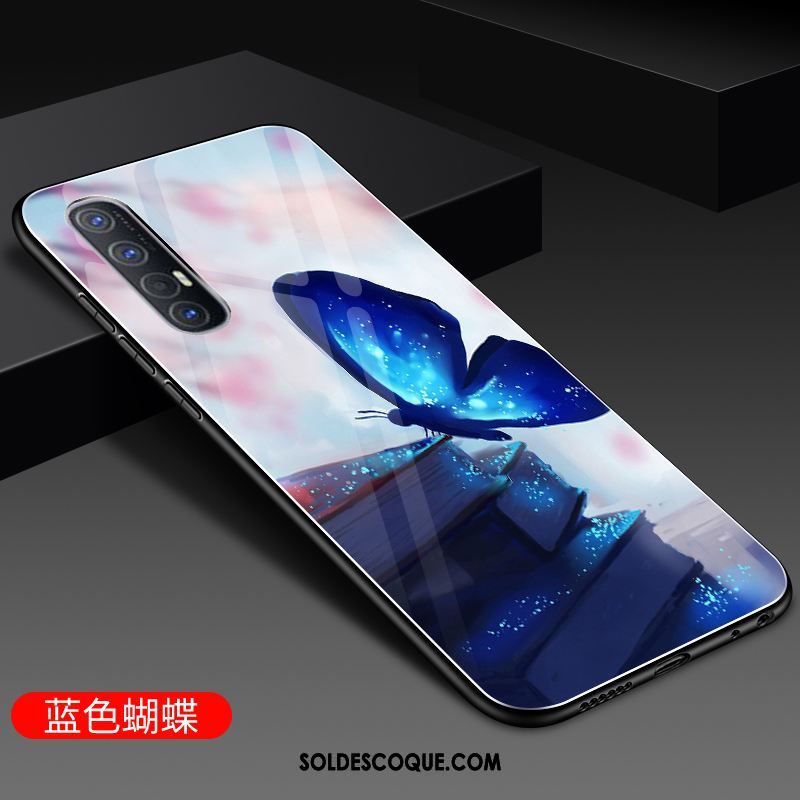 Coque Oppo Reno 3 Pro Violet Très Mince Simple Personnalité Silicone Soldes