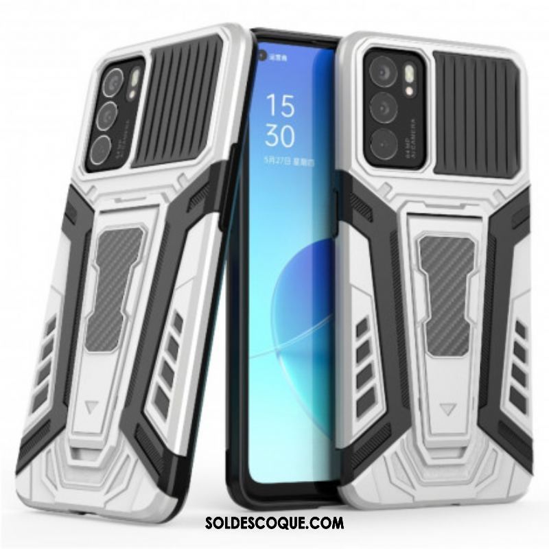 Coque Oppo Reno 6 5G Support Deux Positions Mains Libres