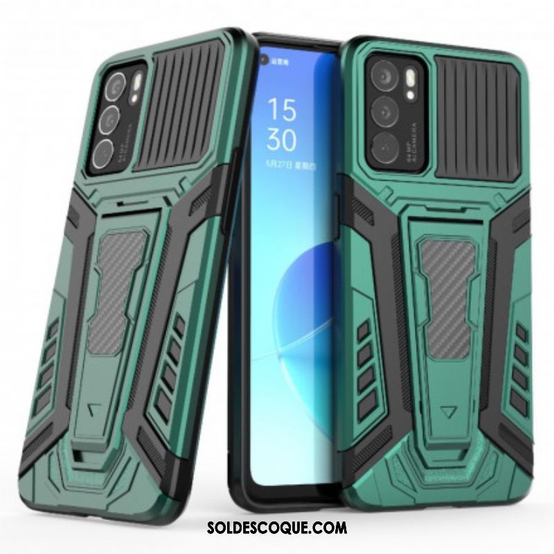 Coque Oppo Reno 6 5G Support Deux Positions Mains Libres