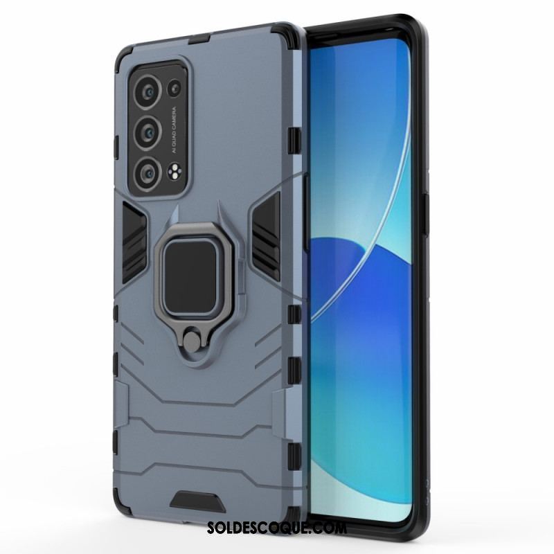 Coque Oppo Reno 6 Pro 5G Anneau-Support Pivotant