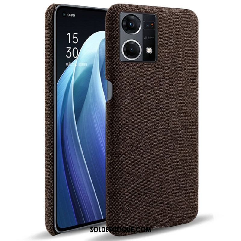 Coque Oppo Reno 7 Tissu