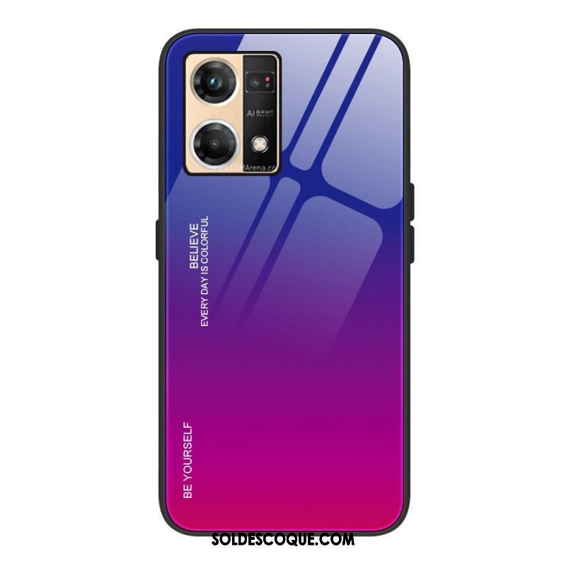 Coque Oppo Reno 7 Verre Trempé Be Yourself