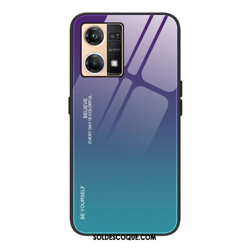 Coque Oppo Reno 7 Verre Trempé Be Yourself