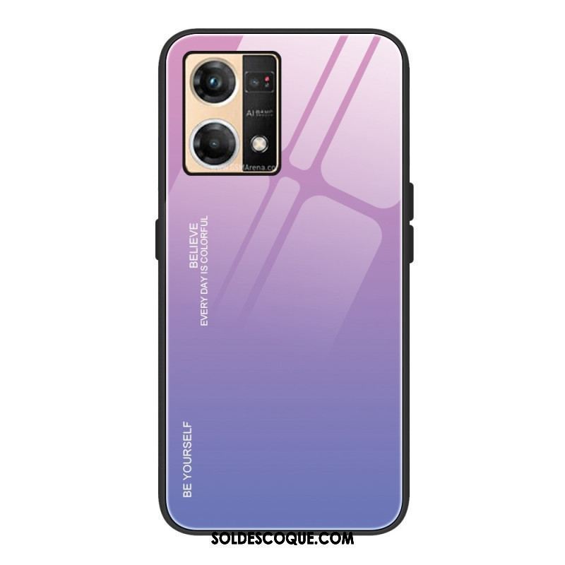 Coque Oppo Reno 7 Verre Trempé Be Yourself