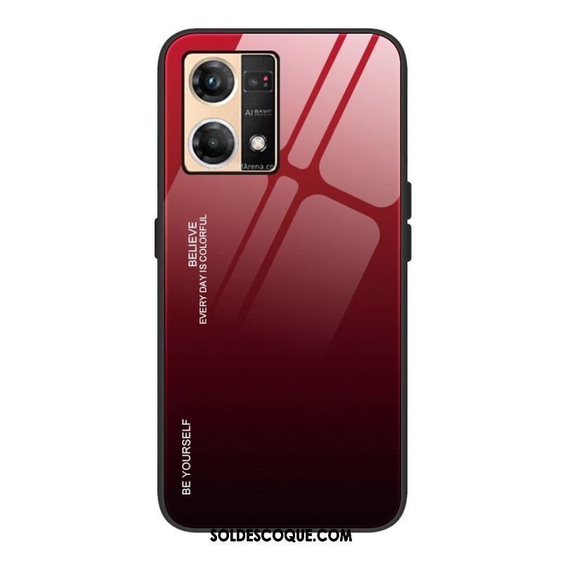 Coque Oppo Reno 7 Verre Trempé Be Yourself