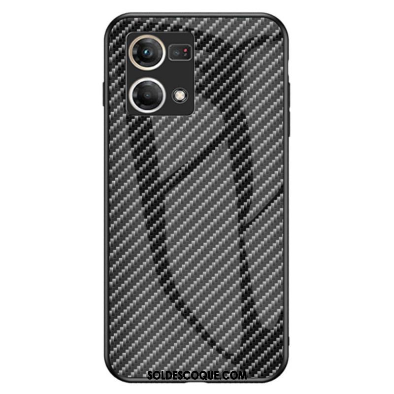 Coque Oppo Reno 7 Verre Trempé Fibre Carbone