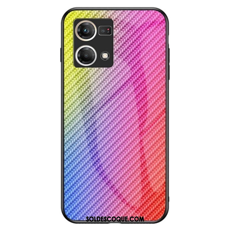 Coque Oppo Reno 7 Verre Trempé Fibre Carbone