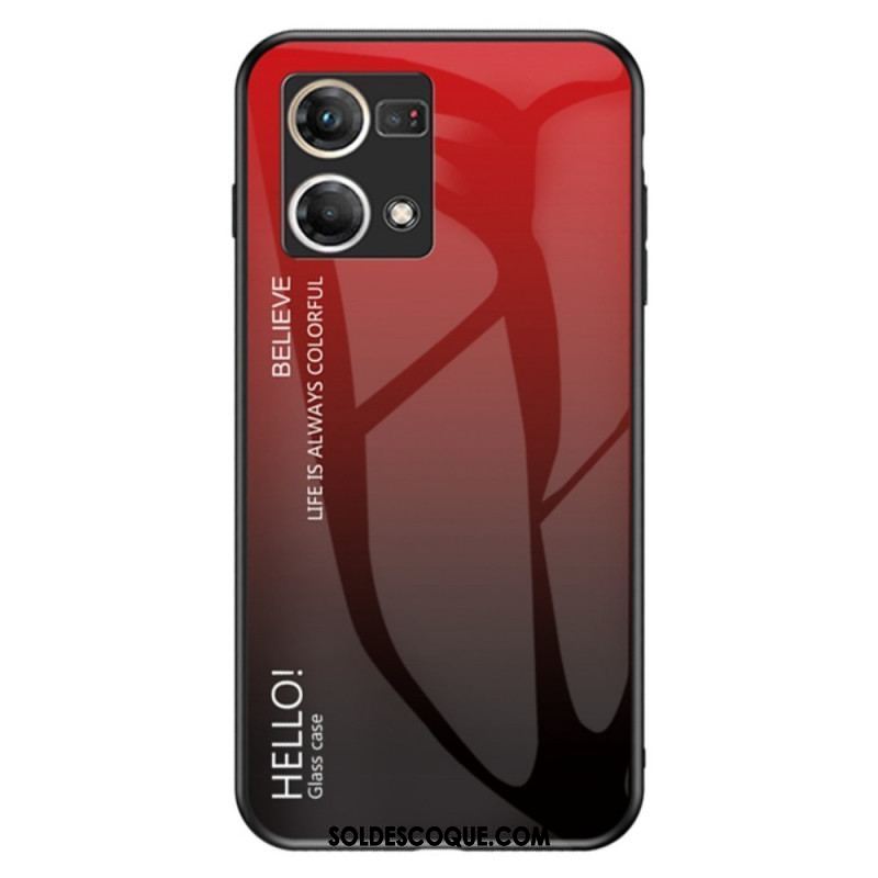 Coque Oppo Reno 7 Verre Trempé Hello