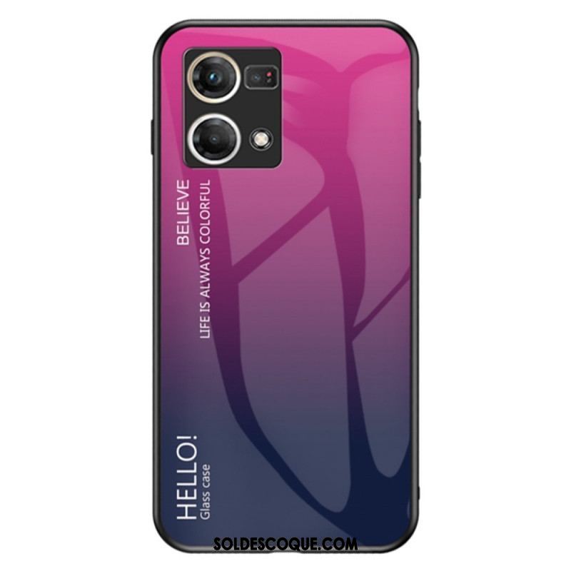 Coque Oppo Reno 7 Verre Trempé Hello