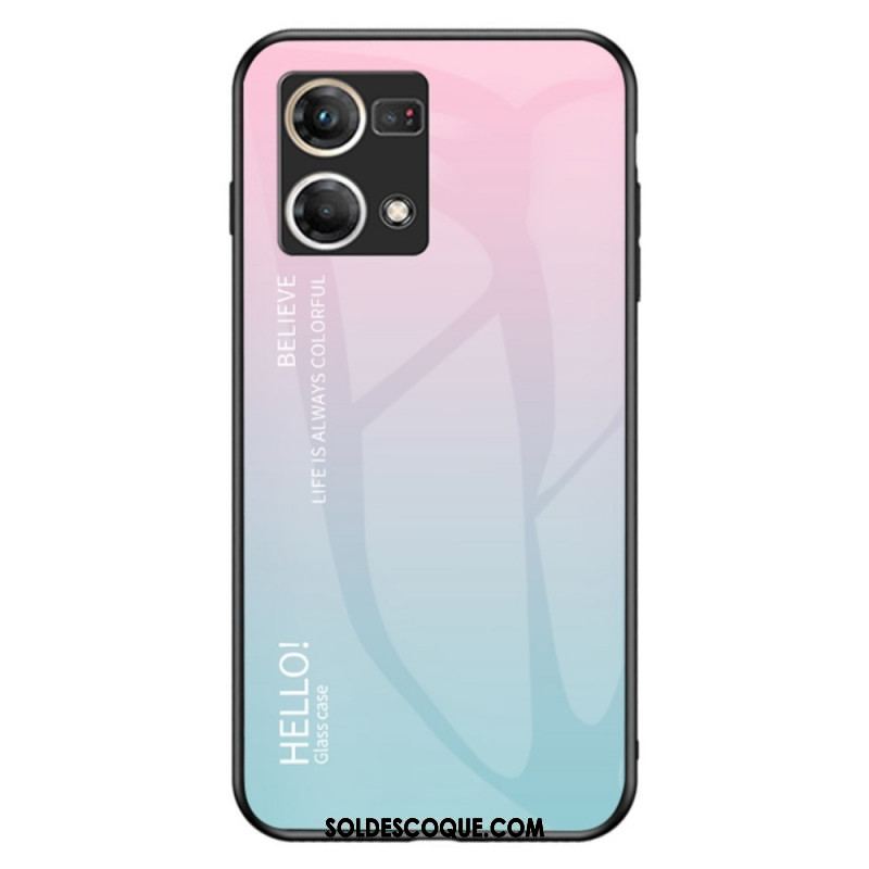 Coque Oppo Reno 7 Verre Trempé Hello