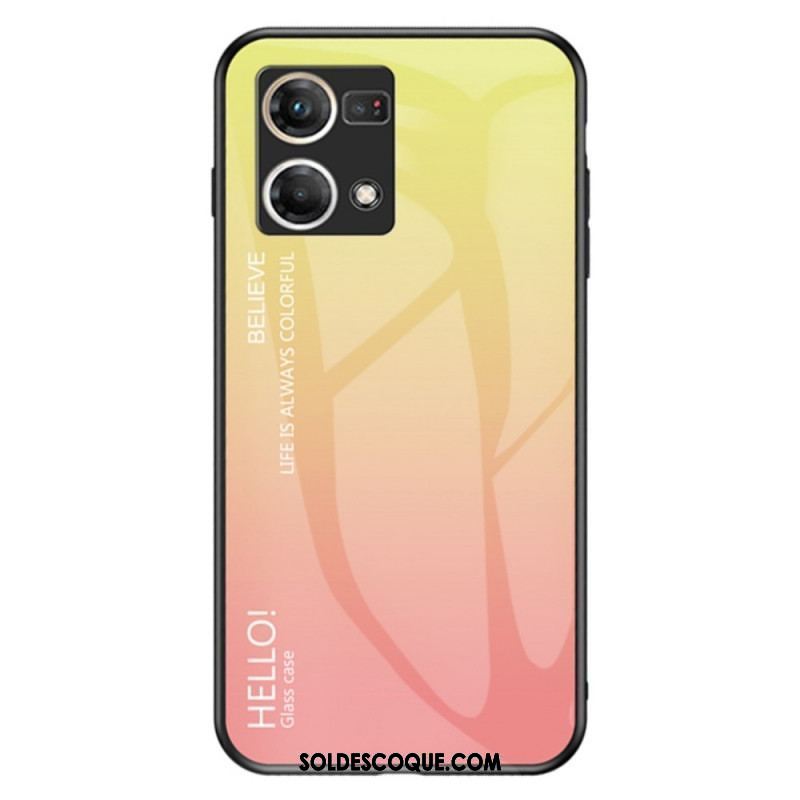 Coque Oppo Reno 7 Verre Trempé Hello