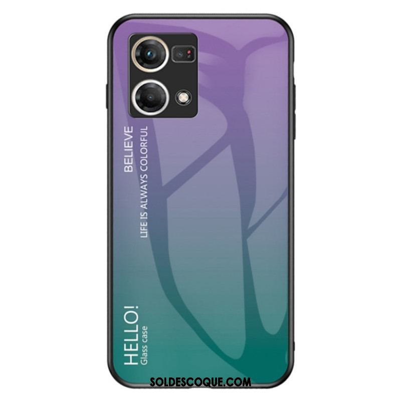 Coque Oppo Reno 7 Verre Trempé Hello