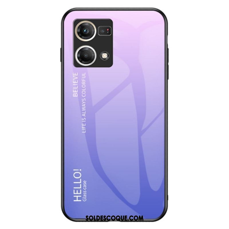 Coque Oppo Reno 7 Verre Trempé Hello