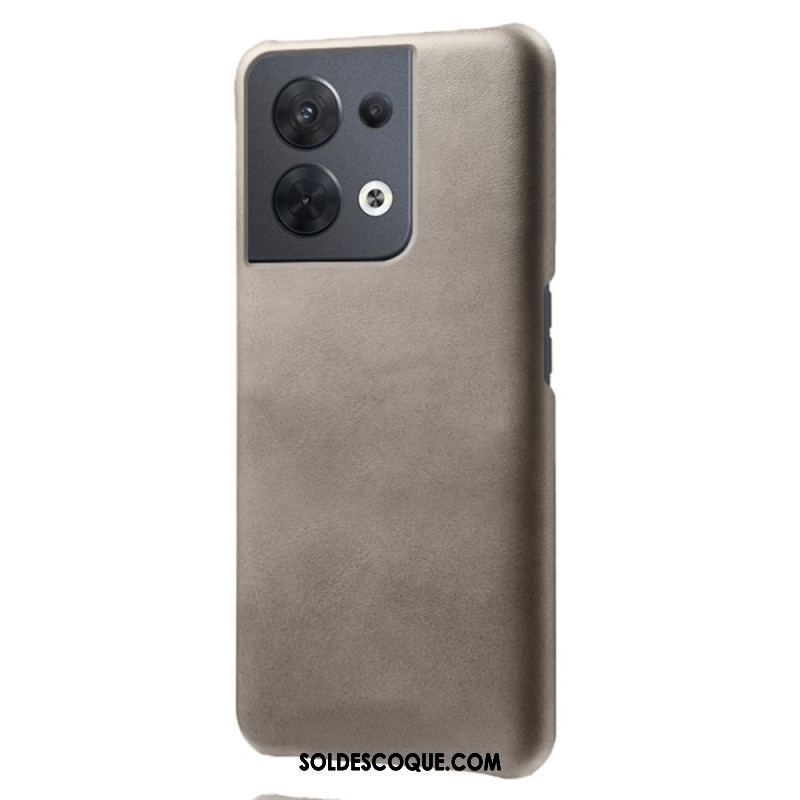 Coque Oppo Reno 8 Effet Cuir