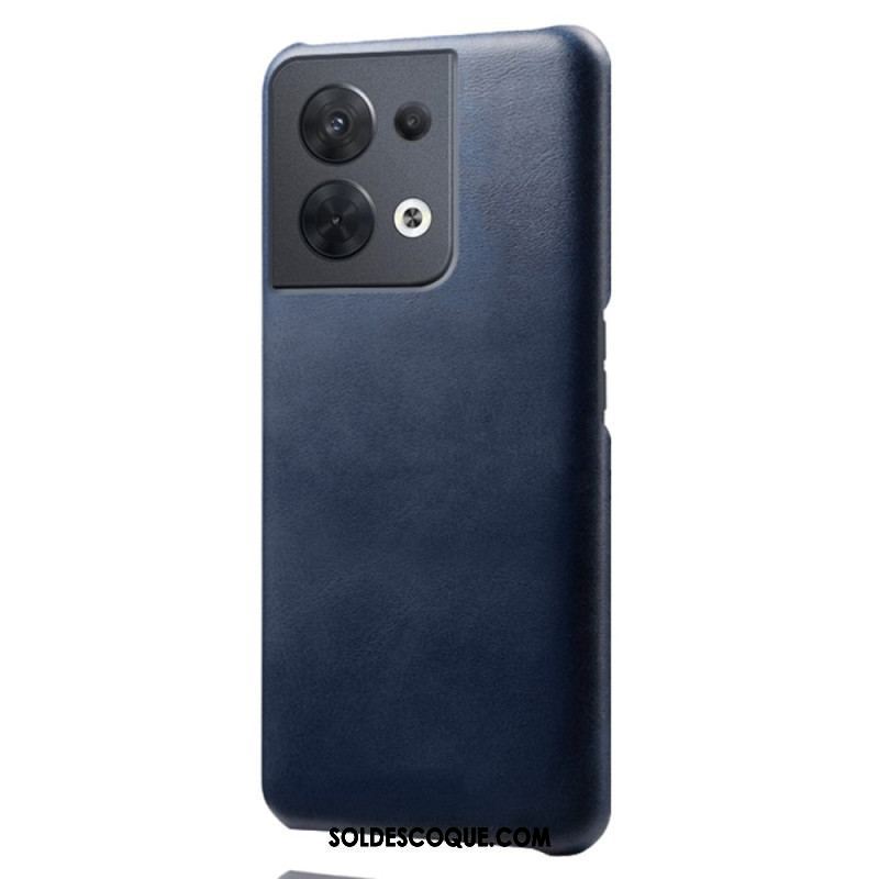 Coque Oppo Reno 8 Effet Cuir