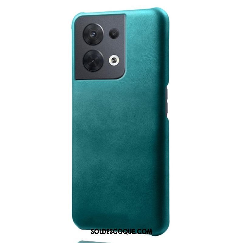 Coque Oppo Reno 8 Effet Cuir