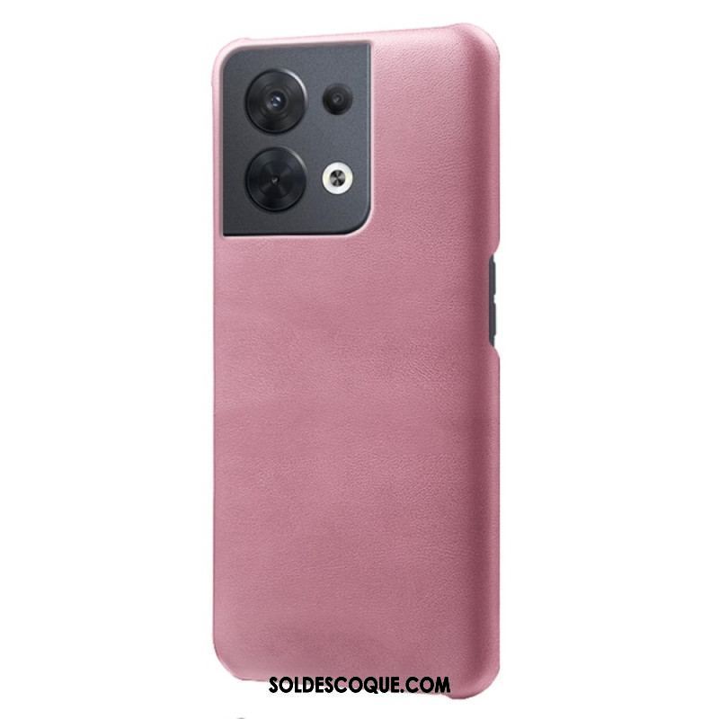 Coque Oppo Reno 8 Effet Cuir