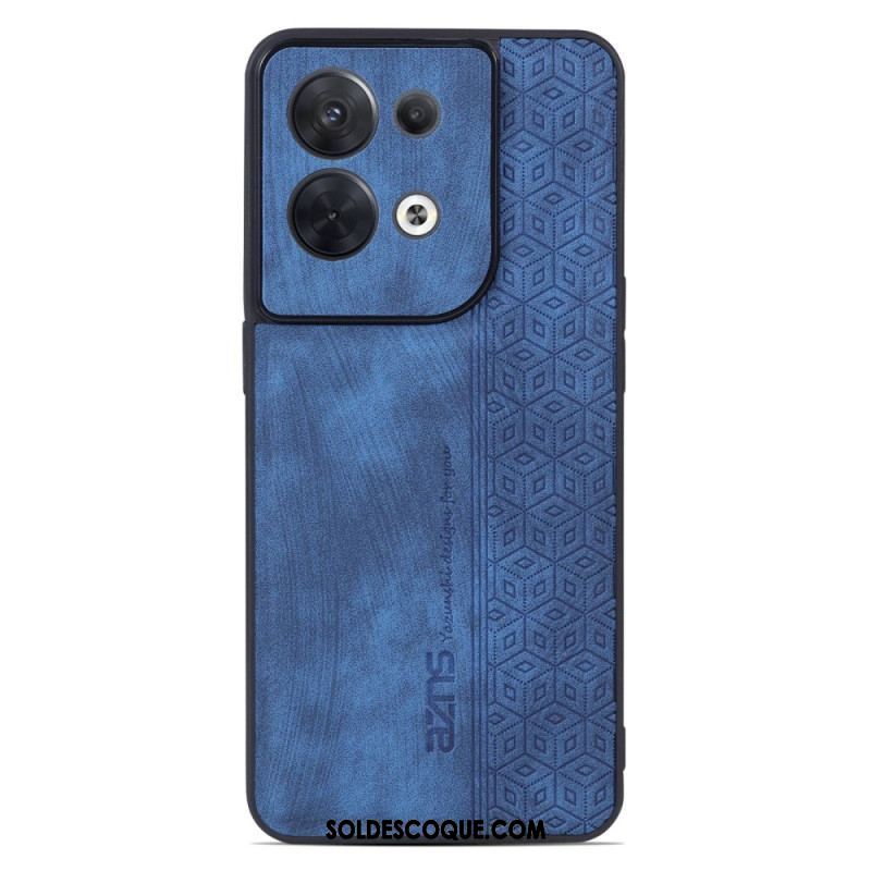 Coque Oppo Reno 8 Effet Cuir AZNS