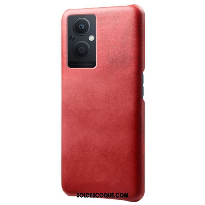 Coque Oppo Reno 8 Lite Effet Cuir