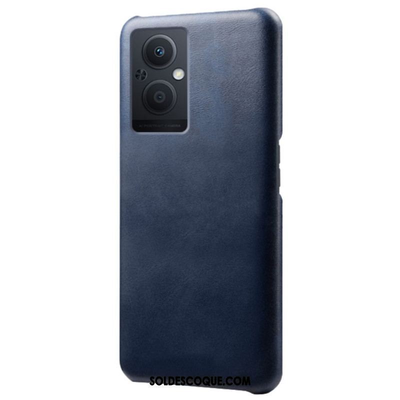 Coque Oppo Reno 8 Lite Effet Cuir