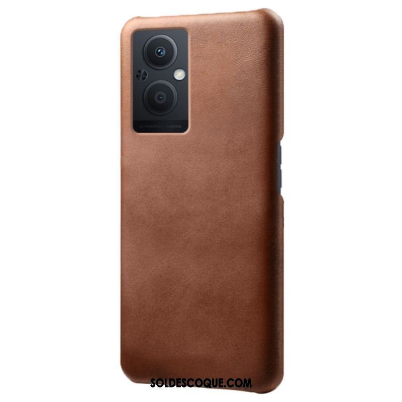 Coque Oppo Reno 8 Lite Effet Cuir