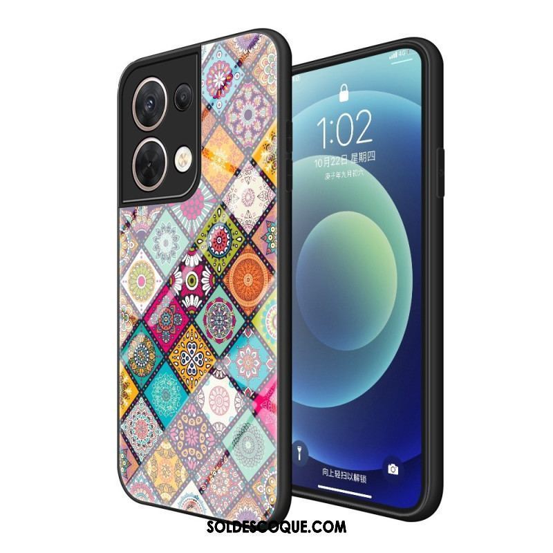 Coque Oppo Reno 8 Patchwork