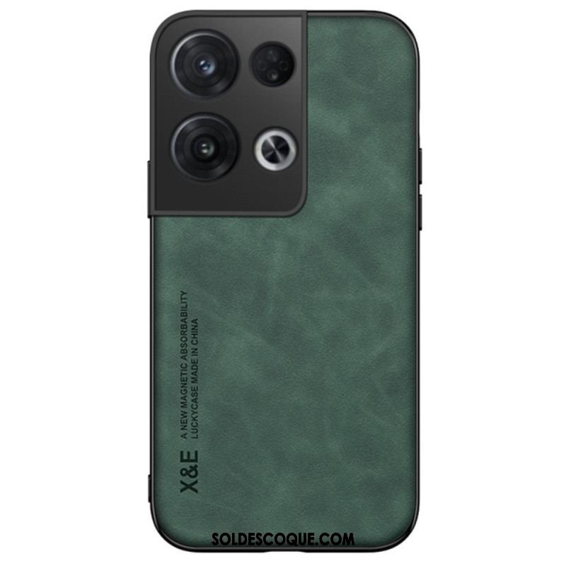 Coque Oppo Reno 8 Pro Effet Cuir X&E