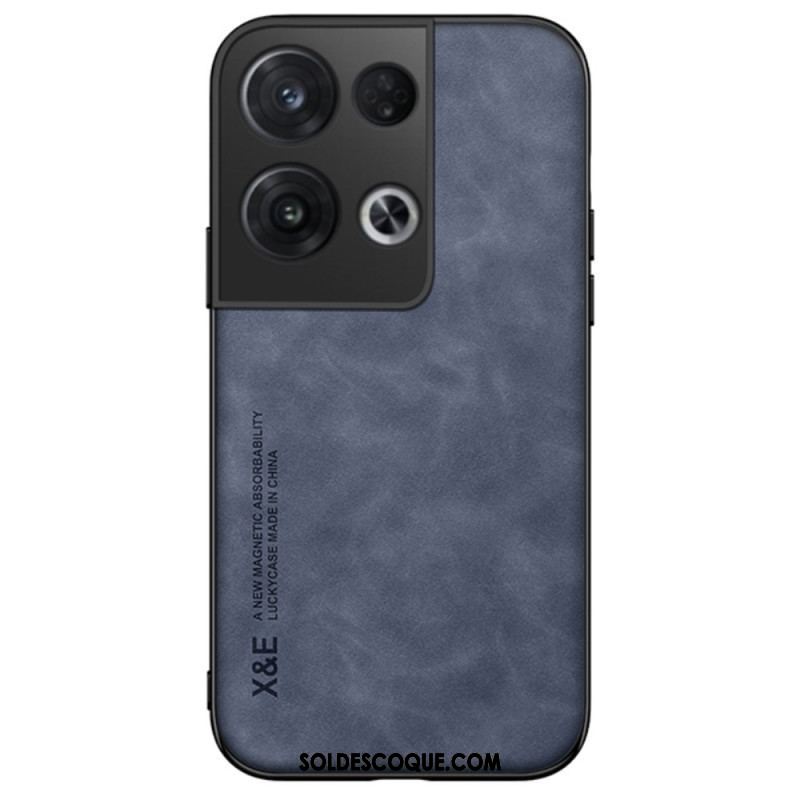 Coque Oppo Reno 8 Pro Effet Cuir X&E