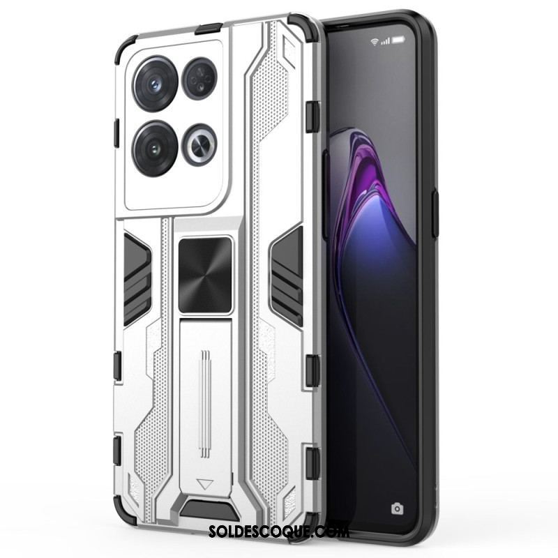 Coque Oppo Reno 8 Pro Support Amovible Vertical et Horizontal