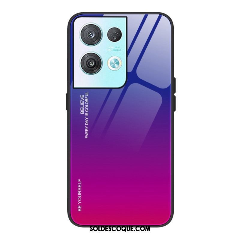 Coque Oppo Reno 8 Pro Verre Trempé Believe