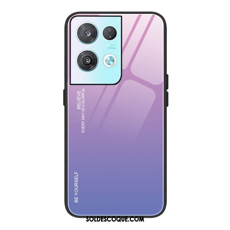 Coque Oppo Reno 8 Pro Verre Trempé Believe