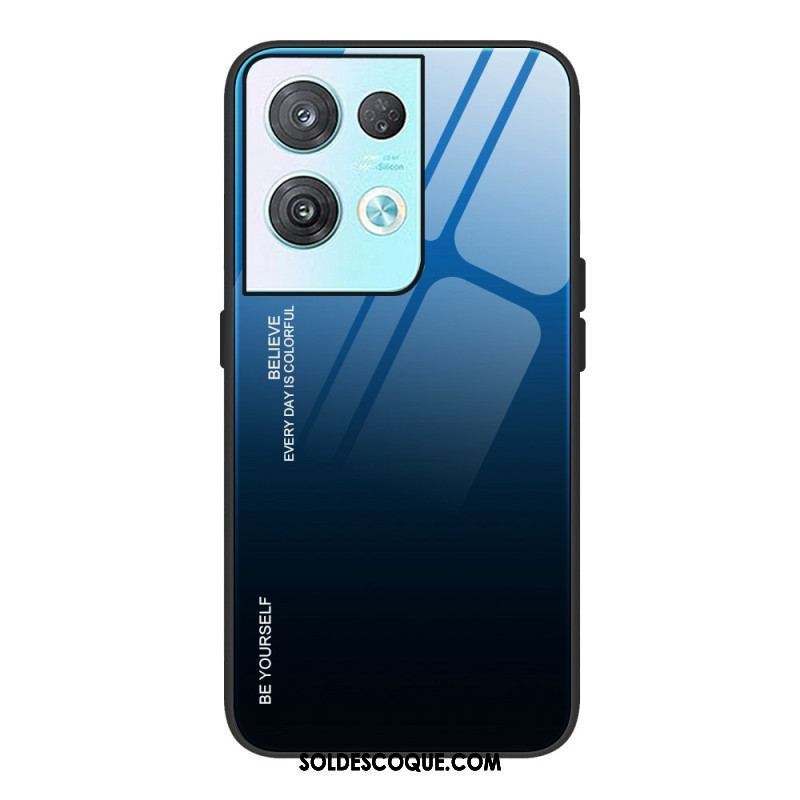 Coque Oppo Reno 8 Pro Verre Trempé Believe