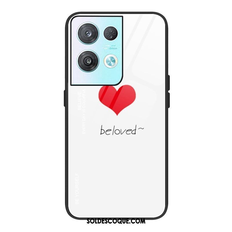 Coque Oppo Reno 8 Pro Verre Trempé Coeur