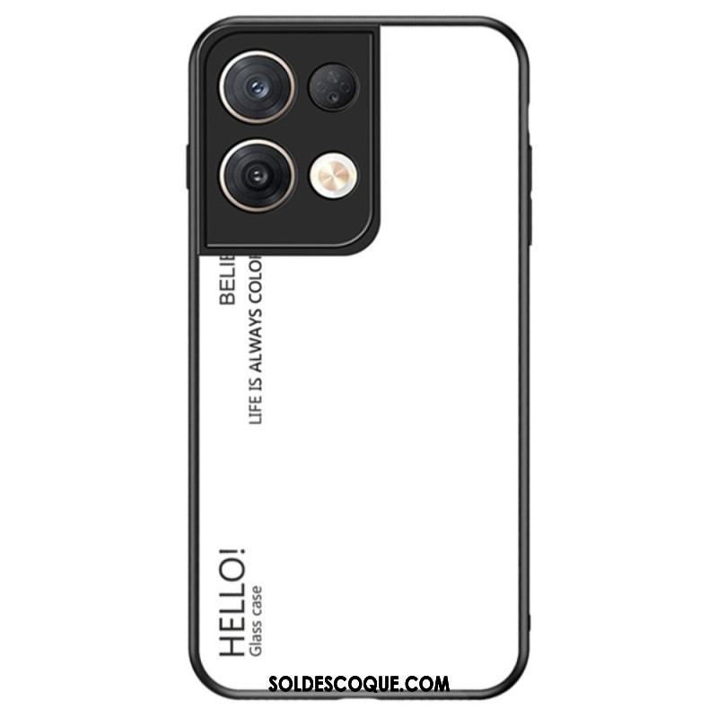 Coque Oppo Reno 8 Pro Verre Trempé Hello