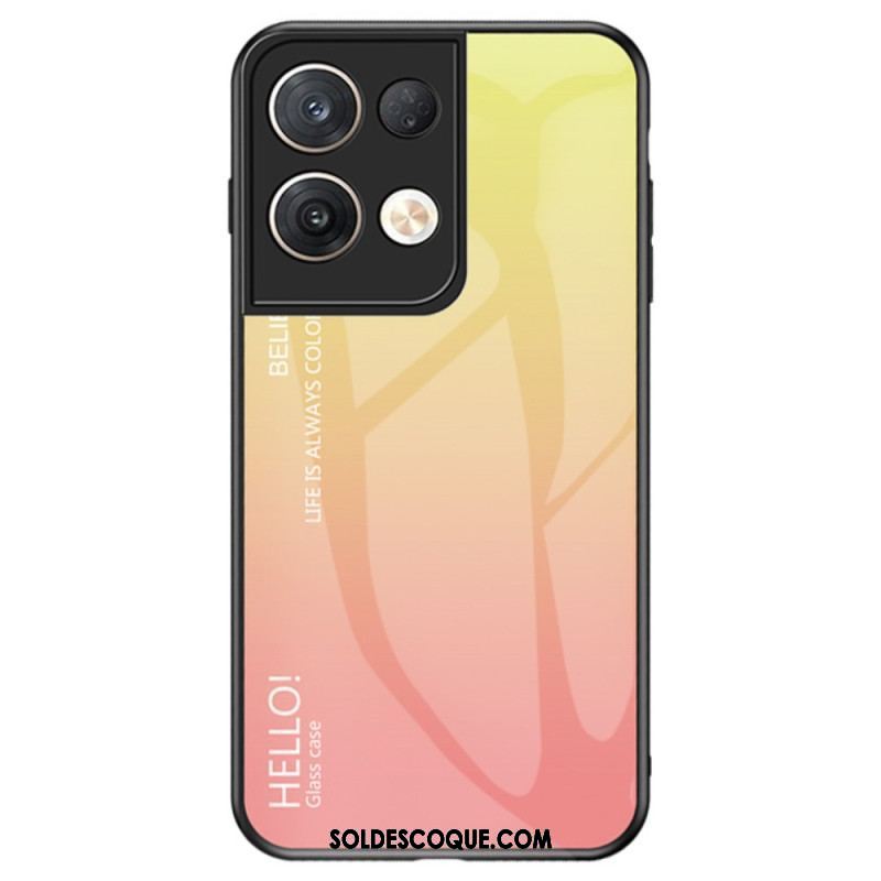 Coque Oppo Reno 8 Pro Verre Trempé Hello